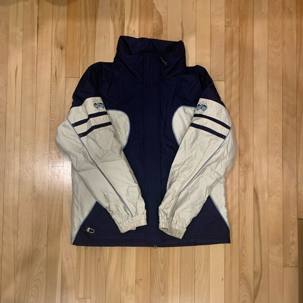 Cold as ice winter ski jacket oversize Medium men blue and white